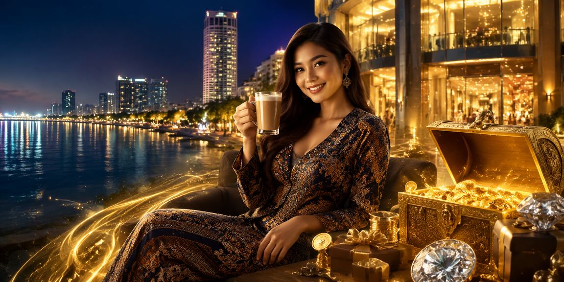 Suasana bonus dan rebat kasino di Pulau Pinang dengan motif batik Malaysia